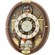 SEIKO CLOCKS นาฬิกาแขวนไชโก้ SEIKO นาฬิกาแขวน รุ่น QXM384B MELODIES IN MOTION เสียงเพลง QXM384