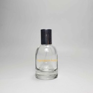 50 Ml Penny Crimping Clear Glass Bottle / Glass Bottle / Perfume Glass Bottle / Perfume Bottle / Gla