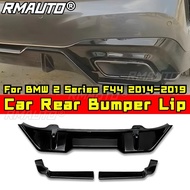 premium-Car Rear Bumper Lip Splitter Diffuser Bumper Protector Body Kit For BMW 2 Series F44 2014-20