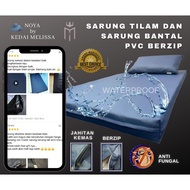 READY STOCK-SARUNG TILAM CADAR KALIS AIR WATERPROOF PVC ANTIMICROBIAL SINGLE HOSPITAL PUSAT KUARANTI