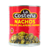 ลาคอสเตนน่า พริกจาลาปิโน นาโช สไลด์ ดอง 2.8กก - Pickled Jalapeno Nacho Slices 2.8kg La Costena brand