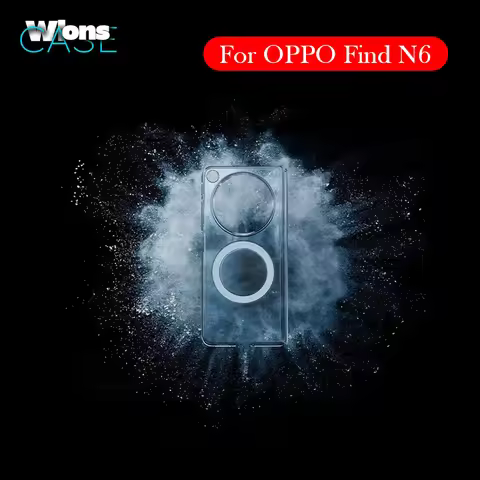Wlons Magnetic Case For OPPO Find N6 Wireless Charging Back Cover Case for OPPO FIND N6