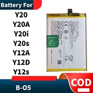Battery Bateri For VIVO Y12A / Y12D / Y12S / Y20 V2029 / Y20I V2032 / Y20 2021 / Y20A 2021 / Y20S Ba