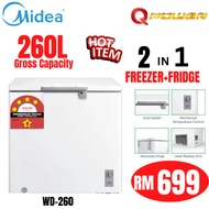 *2023* Midea Chest Freezer WD-260WA NEW MODEL AFTER WD-258W /MIDEA (Hot Selling) Chest Freezer/DAEMA