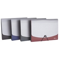 Cặp tài liệu 12 ngăn Deli 5558 (Tặng kèm túi clear bag cao cấp)