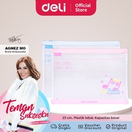[AGNEZ MO] Deli Zip Bag / Transparent Pencil Pouch 23 cm Thick