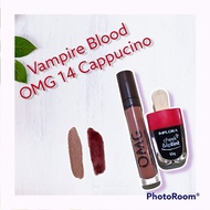 MURAH - PAKET OMBRE Lip Cream OMG Cappucino + Vampire Blood