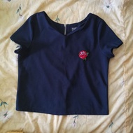 Readystock Fave by Histyle blue rose premium quality top