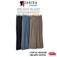 ZANZEA FASHION SELUAR PEREMPUAN MUSLIMAH/ KOREAN SUIT PANTS/ SELUAR SLACK WANITA HITAM/ SLACK HITAM 