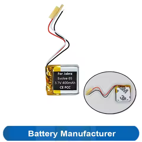400mAh AHB472625PLT 652525 Battery For Jabra Evolve 65 MS Headset Headphone