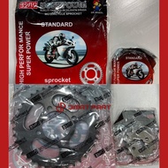 YOSHIPOWER SPOKET GBO FRONT / REAR 420H 420 SPROCKET DEPAN/BELAKANG 14T 37T 38T 39T