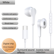 หูฟัง Newmsnr TYPE-C 9D ของแท้ ซาวด์เบสหนัก ไมโครโฟนในตัว HD ลดเสียงรบกวน หูฟังเกมมิ่ง กันน้ำ กันเหง