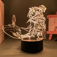Acrylic Led Night Light Valorant Jett for Kids Bedroom Decoration Nightlight Birthday Gift Hoom Deco