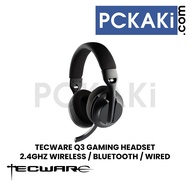 TECWARE Q2 Q3 Q5 WIRELESS / WIRED 3.5MM / BLUETOOTH GAMING HEADSET MICROPHONE USB C TO 3.5MM JACK