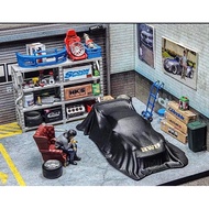 1/64 Porsche RWB model covered with decorative canvas 1:64