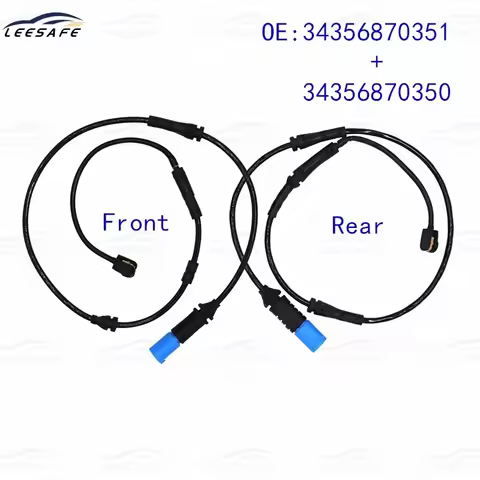 Front + Rear Axle Brake Pad Wear Sensor for BMW X3 X4 G01 G02 Brake Pad Alarm Line 34356870351 + 343