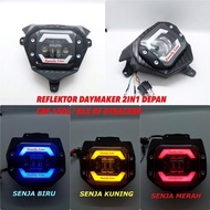 CRF 150 L LED Headlight Reflector + Carbon Cover Pnp Crf 150L New Model