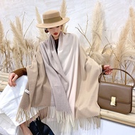 2020 New Double Sided Plaid Winter Women Cashmere Scarf Pashmina Shawls And Wraps Female Foulard Hij