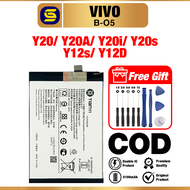 Battery Bateri Compatible For VIVO Y12S / Y12D / Y20A / Y20 /Y20i /Y20S  B-O5  5000mAh
