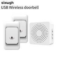 【In stock】Mini Door bell Wireless Doorbell residential doorbell 300M range 38 chime USB interface power supply M8YS