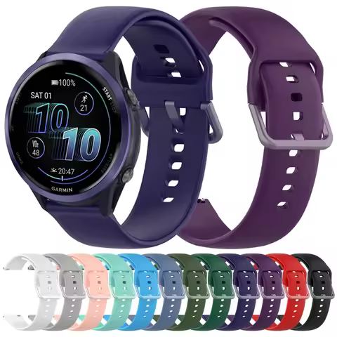 Silicone Sports Wrist Band For Garmin Forerunner 570 265 645 Strap Garmin Venu sq 2 3 Vivoactive 3 4