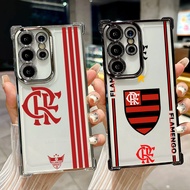 Football Club F-Flamengos Transparent Case for Samsung S26 Ultra A57 S24 S23 S22 Ultra S21 S25 Plus 