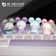 keycaps Delta Action Keycap Wheat Mouse Personalized Keycap Heart of Africa Mechanical Keyboard Keyc