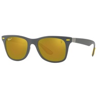 Ray-Ban Sunglass Scuderia Ferrari RB 4195MF F6086B Grey w Gold MirrorP
