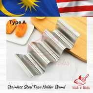 Stainless Steel Taco Holder Stand / Pemegang Taco Keluli