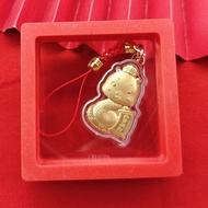 Limited edition bestseller【限量爆款】高颜值沙金金箔招财蛇车挂小众招财创意汽车挂件礼High Yan value gold gold foil fortune snake c