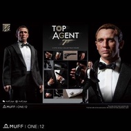 順豐到付$750/ Muff Toys Top Agent 007 James Bond 1/12 可動布衣 Daniel Wroughton Craig 普通版 Standard Edition
