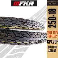 FKR TYRE TAYAR 18 Tube Tyres Tubeless GPX20 250-18 250 TAYAR SOTONG RXZ GTO EX5 AR80 AR125