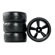 5H6A/B-6081 Rubber Tires 65MM & Wheel sets For 1:10 HSP HPI Wltoys SAKURA D3