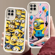 Casing for Samsung A04 A22 A06 A05 J2 M04 J7 Prime A04E F04 A12 Pro 5G Soft White E38 Minions