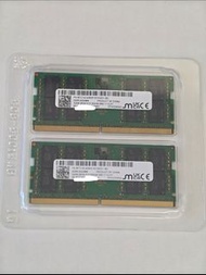 DDR5 5600MHz 32GB SODIMM 筆電記憶體 兩條
