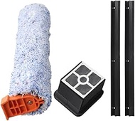 1Set Compatible with ILIFE For W90 Filter Mop Cloth Rubber Scraper Kit Cordless Wireless Dry Cleanin