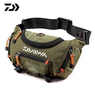 Daiwa New Multifunctional Fishing Bag Waterproof Running Waist Packs Outdoor Sports Pack Shoulder Me