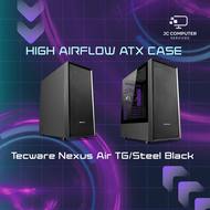 Tecware Nexus Air Steel/TG Black PC Computer Desktop Case Chassis
