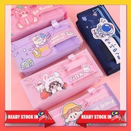 Cute Kawaii Canvas multilayer pencil Cases