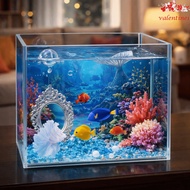 VALENTINE1 Betta Fish Training Mirror, Retro Style Decorative Aquarium Betta Mirror, Fish Tank Acces