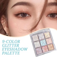 Galaxy Sweetheart Nine-color Eyeshadow With Glitter And Shimmer For Highlighting And Enhancing L8j2