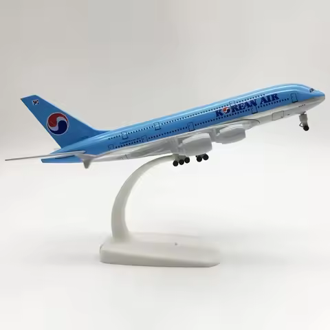 NEW Alloy Metal KOREA KOREAN AIR AIRBUS 380 A380 Airways Airplane Model Diecast Air Plane Model Airc