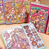 Sticker Game Book Creative Landscape Children's Sticker Book 3D Sticker Decompression Handmade Quiet