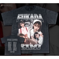 Printed Cotton T-Shirt Eimi fukada Front-Back