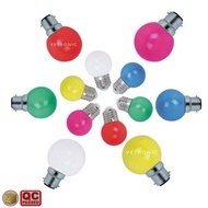 Lampu Meja🔥Lampu Raya LED Light Bulb 1W-3W LED PING PONG BULB LAMP CLEAR / WARM WHITE / COLOURS ( E27/B22) BASE