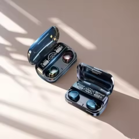 TWS M10 Wireless Bluetooth Headphones LED Display 3500mah Charging Box 9D Stereo In-Ear Sports Water