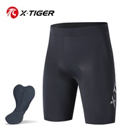 X-Tiger Cycling Shorts Comfortable Breathable Black Bummer Nylon Quick Drying Bike Tights Sports Pan