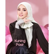 Tudung Fazura "CHERITERA WARNA PINK LABEL" Collection - KUNING PASIR