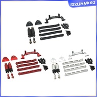[lzdjhyke2] RC Shock Absorber Set Spare Parts, RC Car Model DIY Accs, RC Car Pull Rod Kits for LC79 MN82 MN78 1/12 RC Vehicle