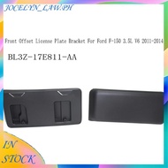 [5GPH]BL3Z-17E811-AA Front Offset License Plate Bracket for   3.5L V6 2011- 2014 Bumper Mounting Set